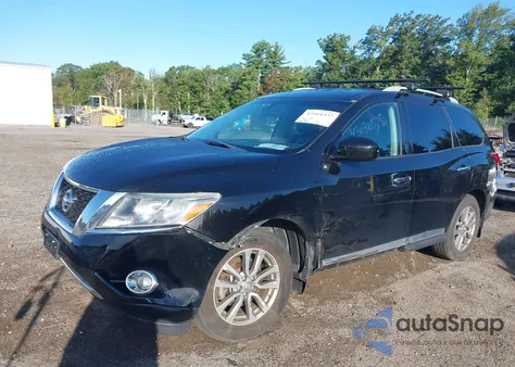 2014 Nissan Pathfinder Sl z USA, uszkodzony, nr VIN 5N1AR2MM7EC601927